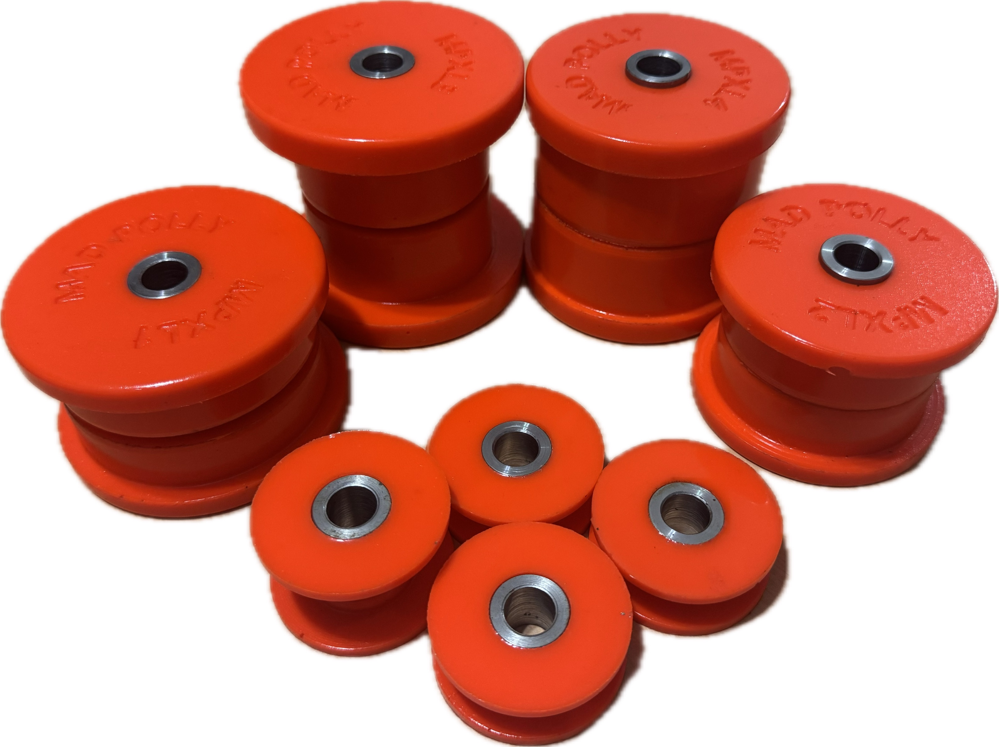 Race Poly Front/Rear/Left/Right Engine & Subframe Mount Inserts for Hyundai Excel X3 | 94-00 | Heavy Duty Performance Upgrade Replacement